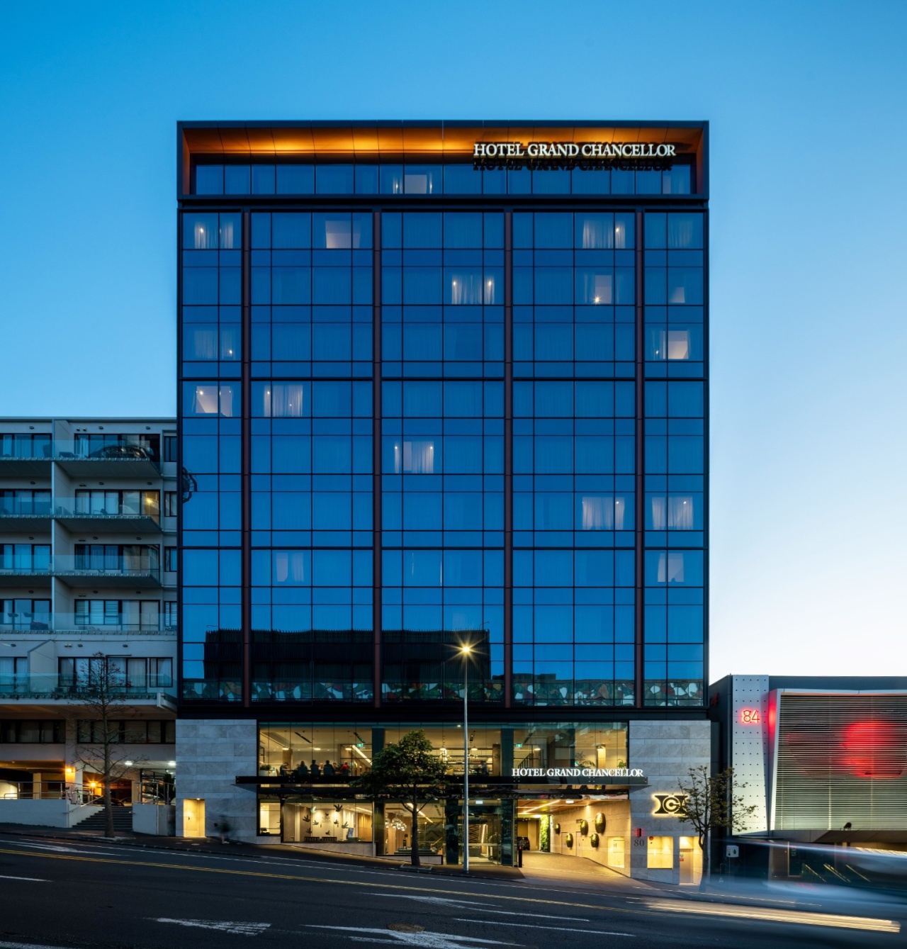 Hotel Grand Chancellor Auckland - Hero Banner 1 Hotel Grand Chancellor Auckland - exterior photo of hotel
