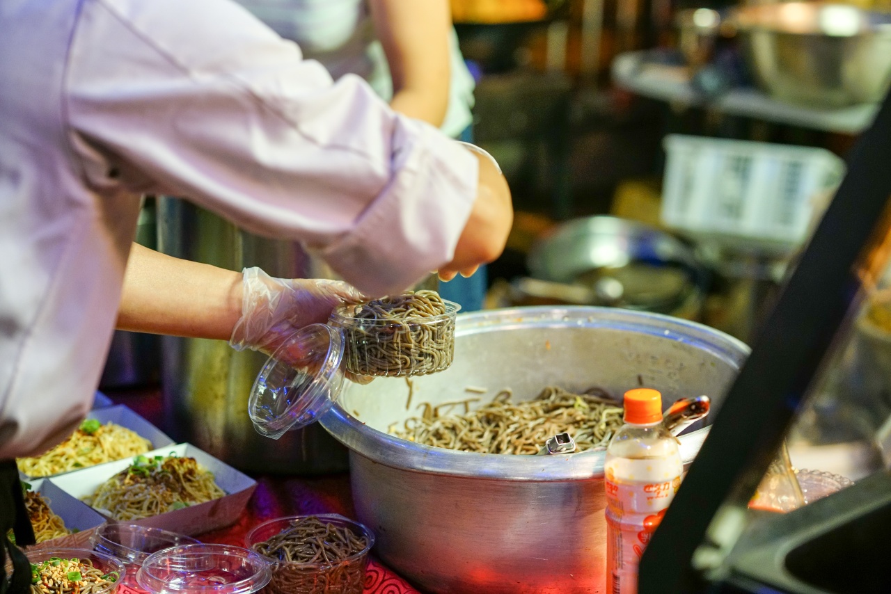 Food stall at Auckland Lantern Festival