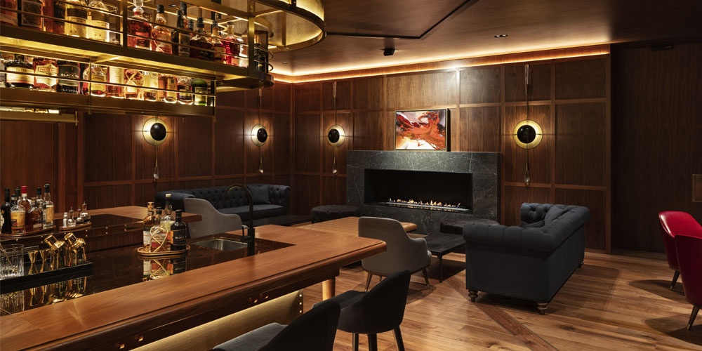 Interior of Captain's bar at Park Hyatt