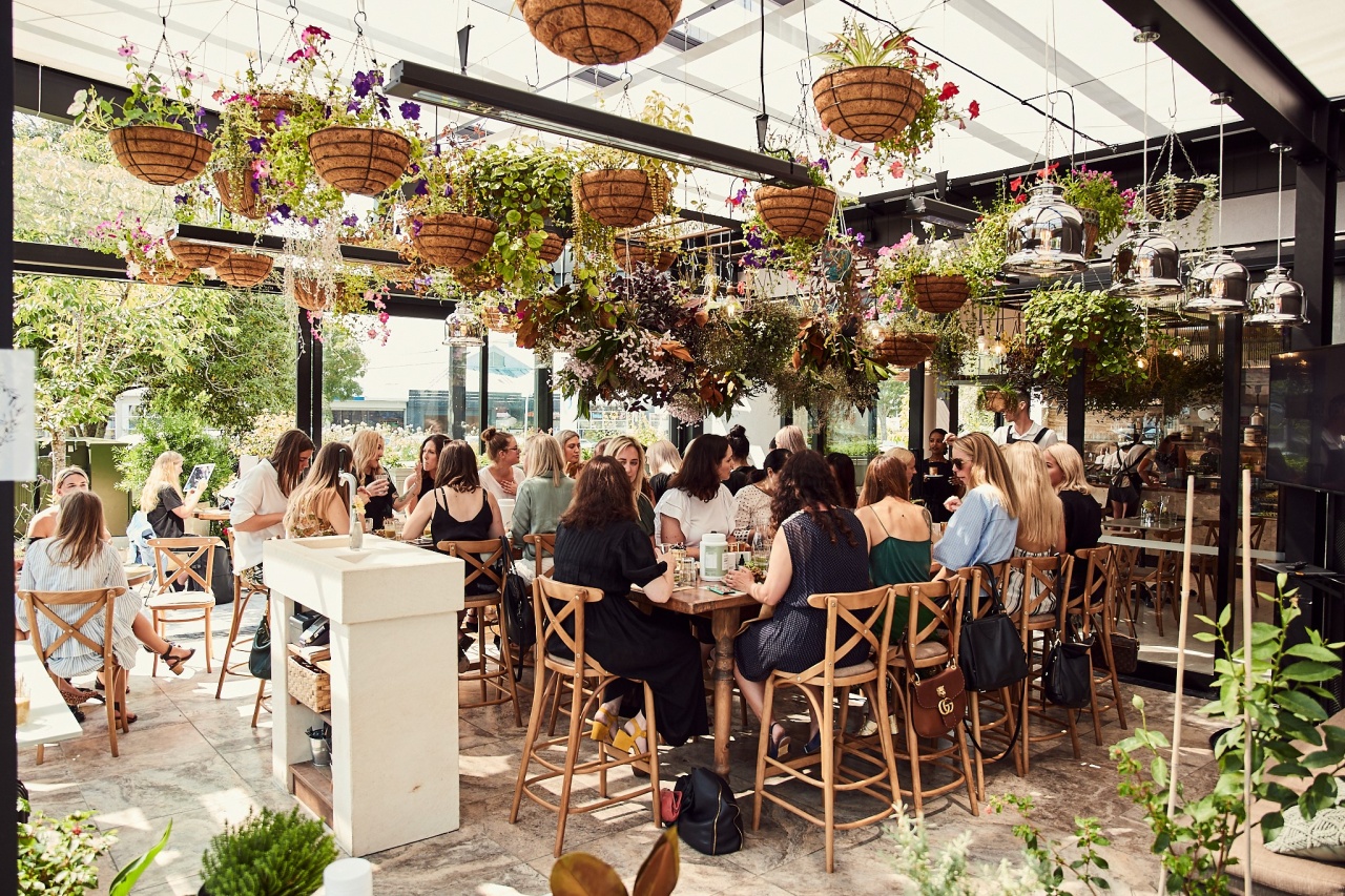 People sitting at Kind Cafe & Eatery 