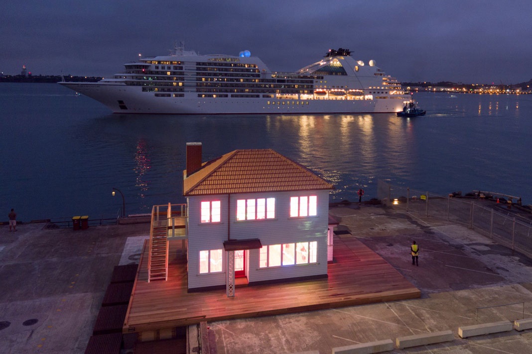 Michael Parekowhai The Lighthouse on Auckland's Queens Wharf
