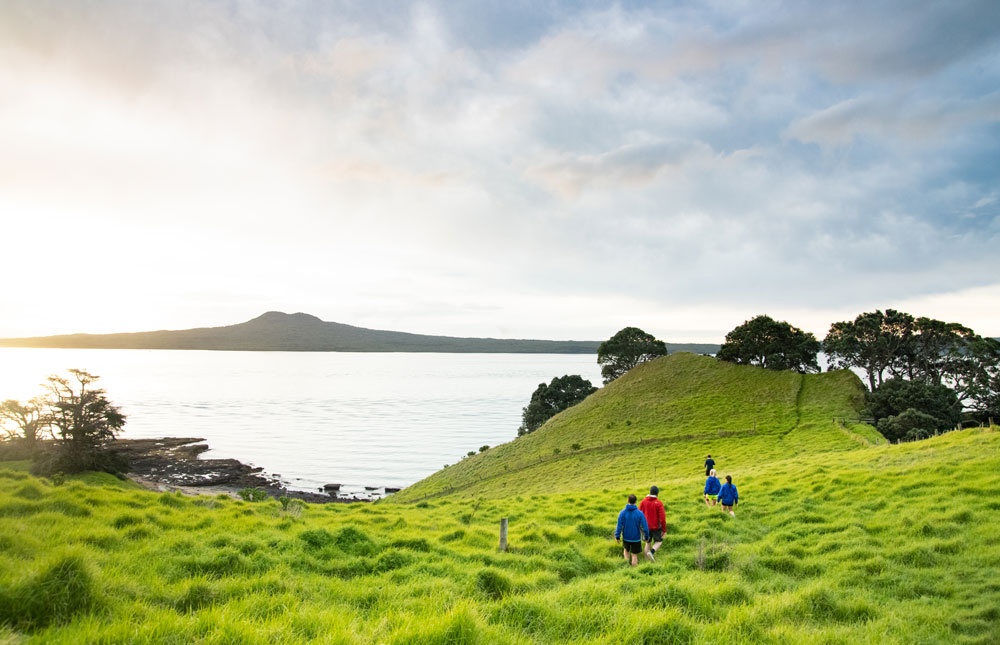 Rangitoto at sunset