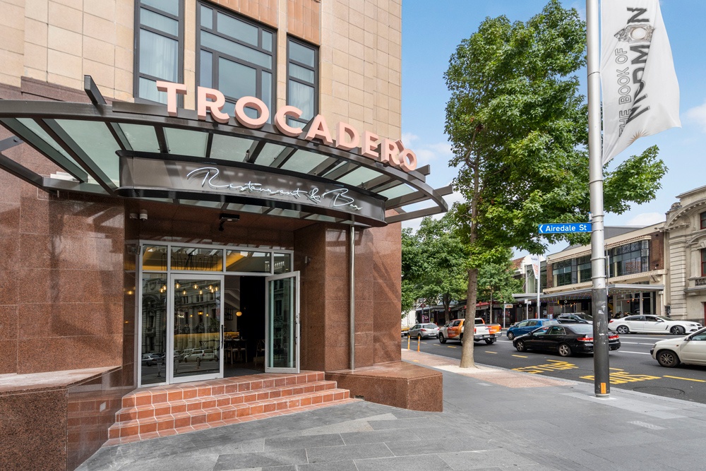 Trocadero Restaurant and Bar Entrance