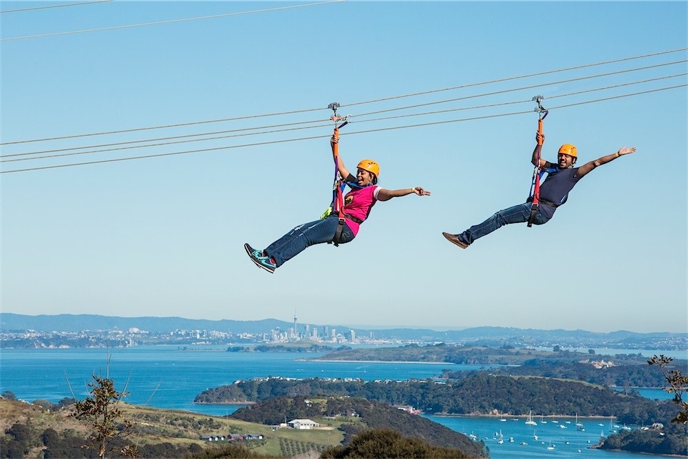 EcoZip - Ziplining blue sky