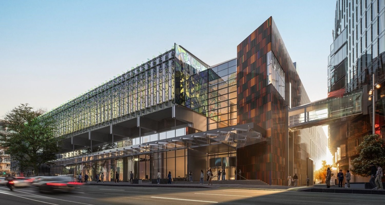 NZICC from Hobson Street