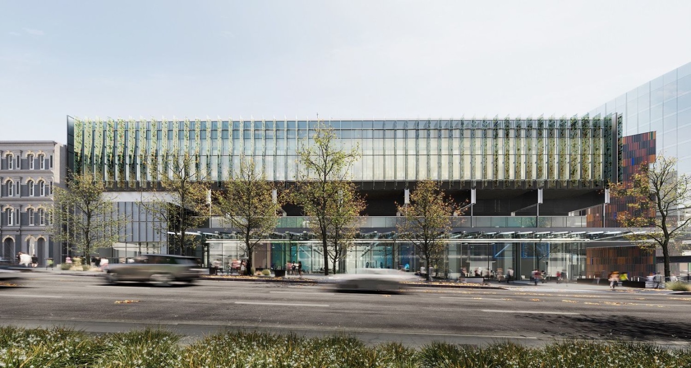 NZICC from Hobson Street