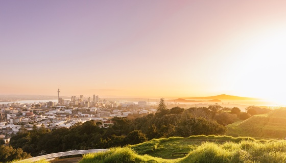 View of Auckland City from Mount Eden