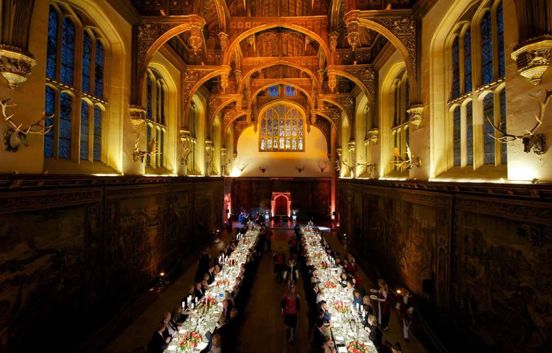 Historical themed gala dinner